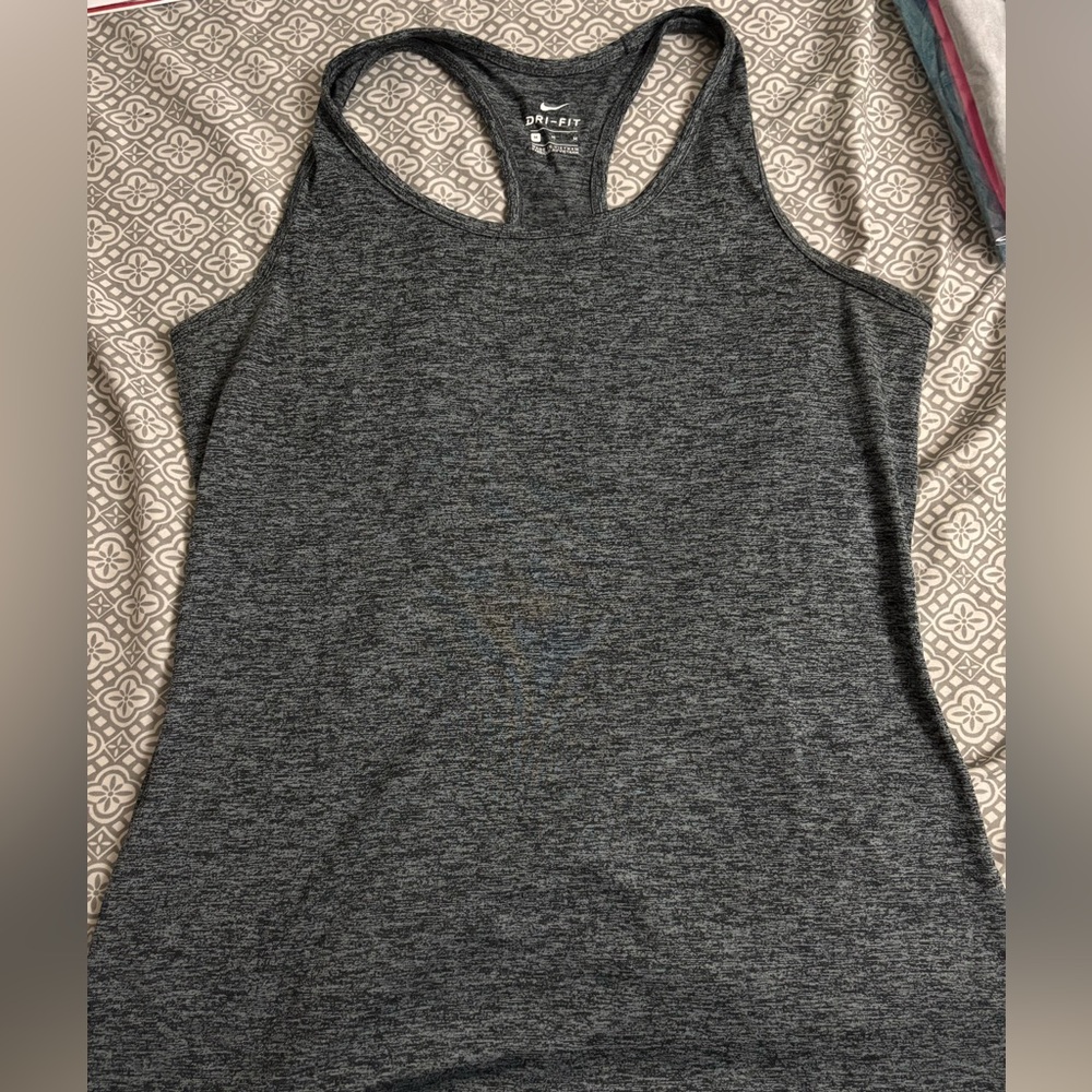 Nike Dark Gray Racerback Tank Top